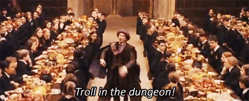 Halloween στο Hogwarts troll