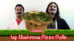 1up Mushroom Pizza Rolls | Geek Taste #3